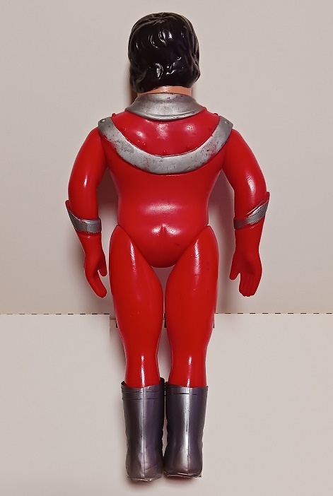 ☆ソフビ:当時モノ★アイアンキング★旧バンダイ 宣弘社★マスクなし☆_画像3