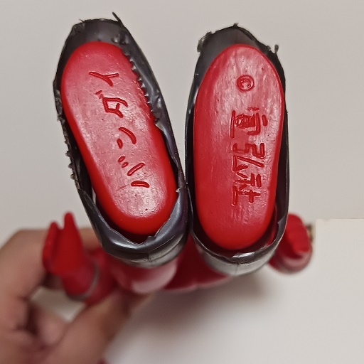 ☆ソフビ:当時モノ★アイアンキング★旧バンダイ 宣弘社★マスクなし☆_画像7