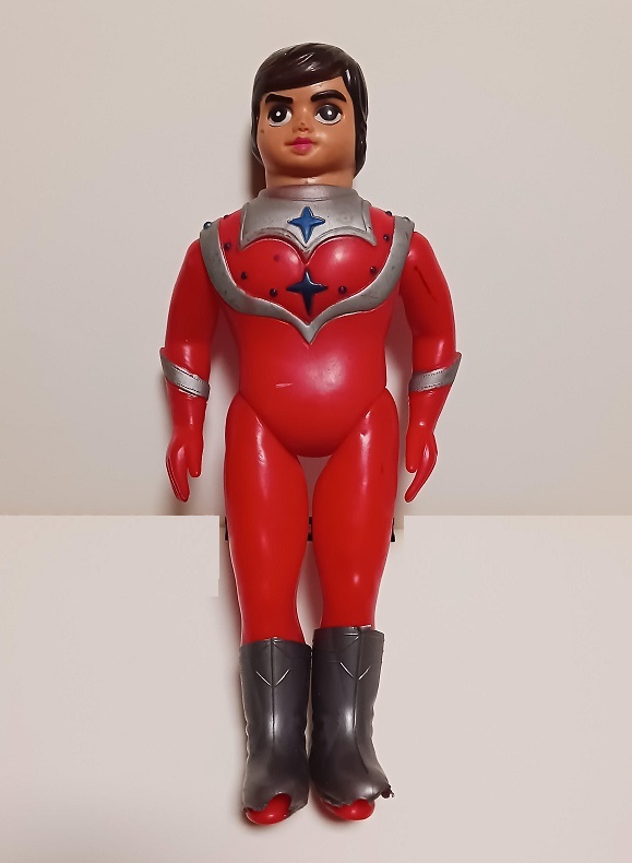 ☆ソフビ:当時モノ★アイアンキング★旧バンダイ 宣弘社★マスクなし☆_画像2