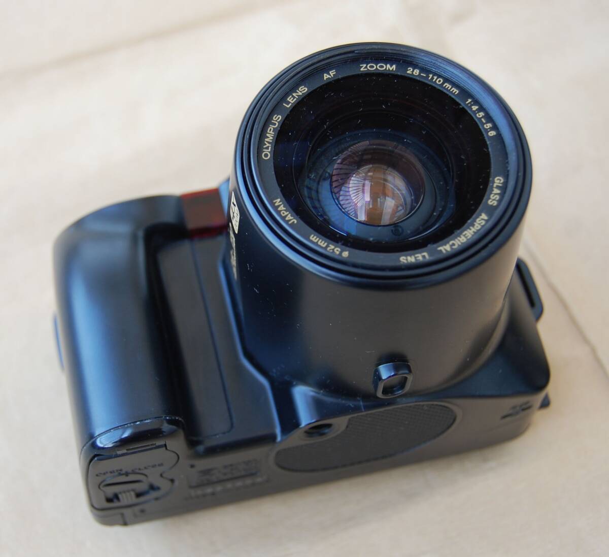 【即決】希少な状態良好フィルムカメラ OLYMPUS L-10 Super 大望遠キット テレコン＆ソフトケース付／外箱アリ 80サイズ発送_画像4