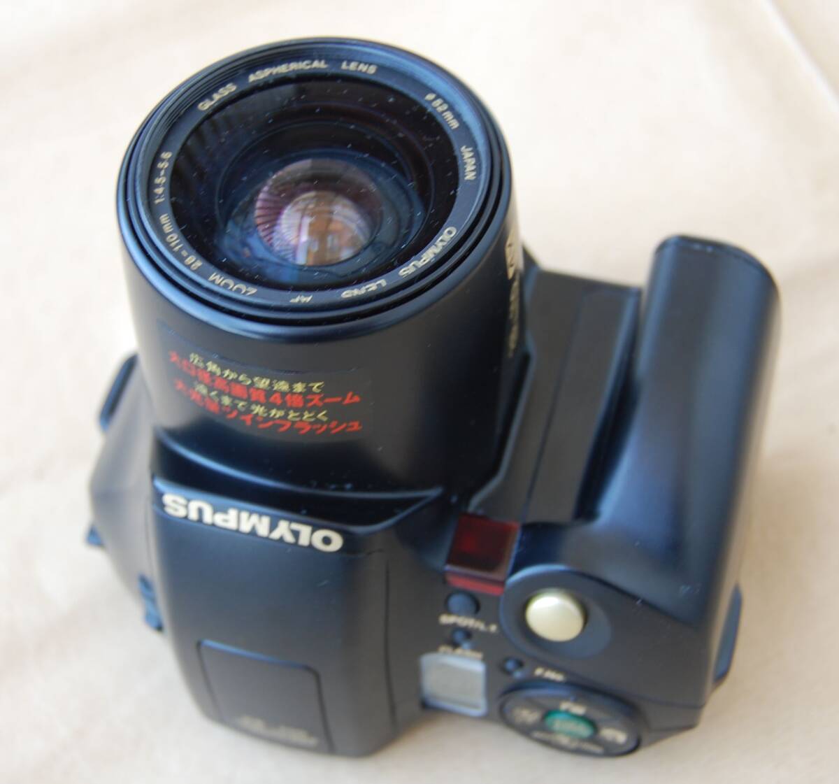 【即決】希少な状態良好フィルムカメラ OLYMPUS L-10 Super 大望遠キット テレコン＆ソフトケース付／外箱アリ 80サイズ発送_画像5