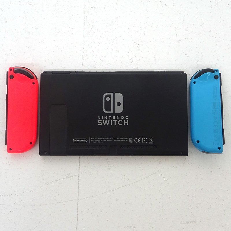 ☆中古☆Nintendo Switch 本体 Joy-Con(L)ネオンブルー/(R