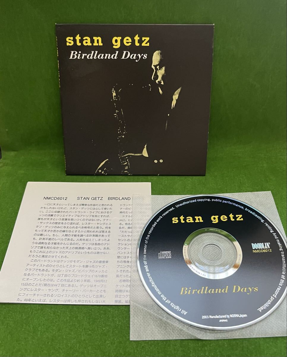 ● 送料無料 CD ● Stan Getz Birdland Days (Norma) ● スタン・ゲッツ バードランド ライブ盤 NORMA 紙ジャケ ●_画像1