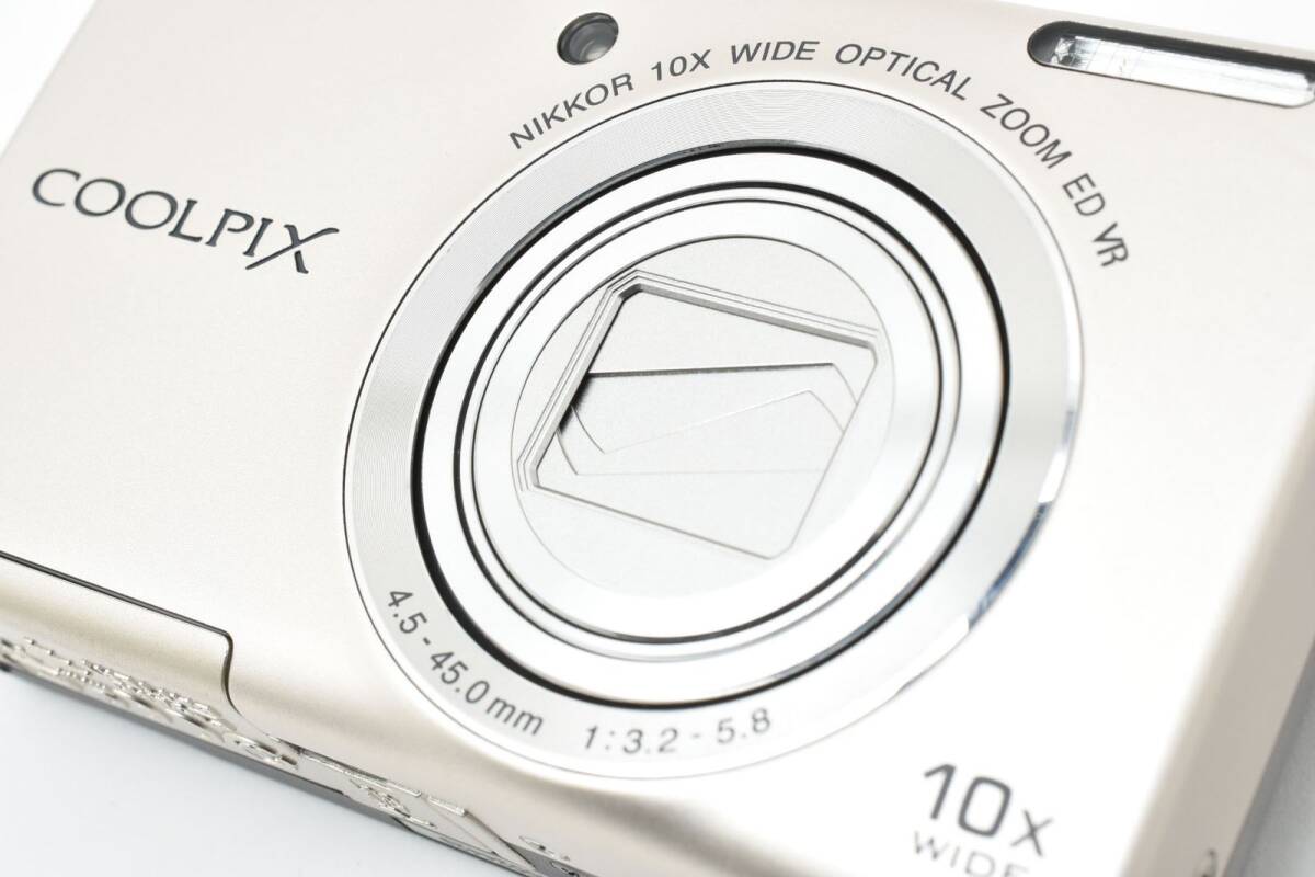 すぐ撮れる・美品】Nikon COOLPIX S6200 シルバー 完動品！光学10倍