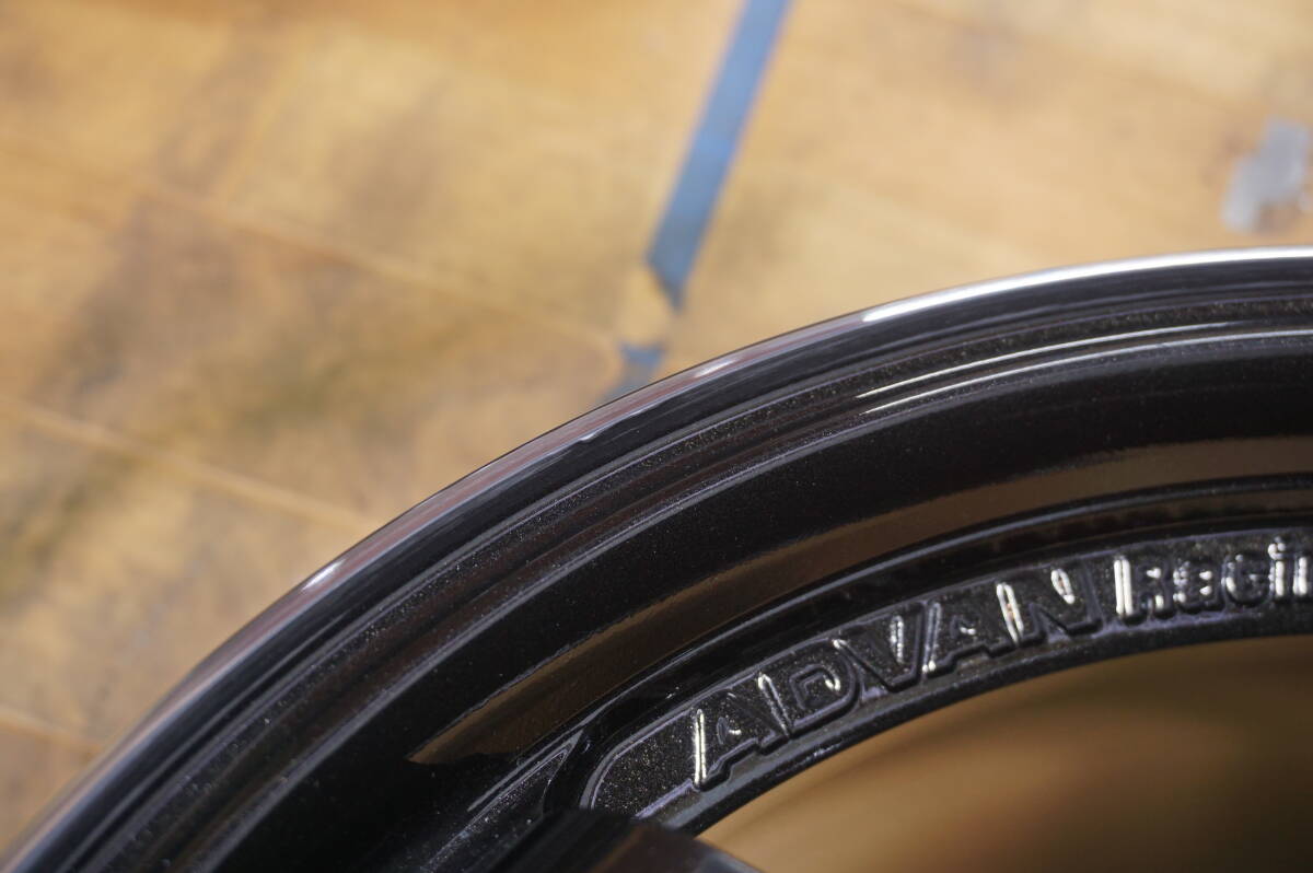 K0988【希少】ADVAN GT BEYOND 鍛造 ☆ PCD100 7.5J+38 コンパクトカー 軽量 アドバン_画像6
