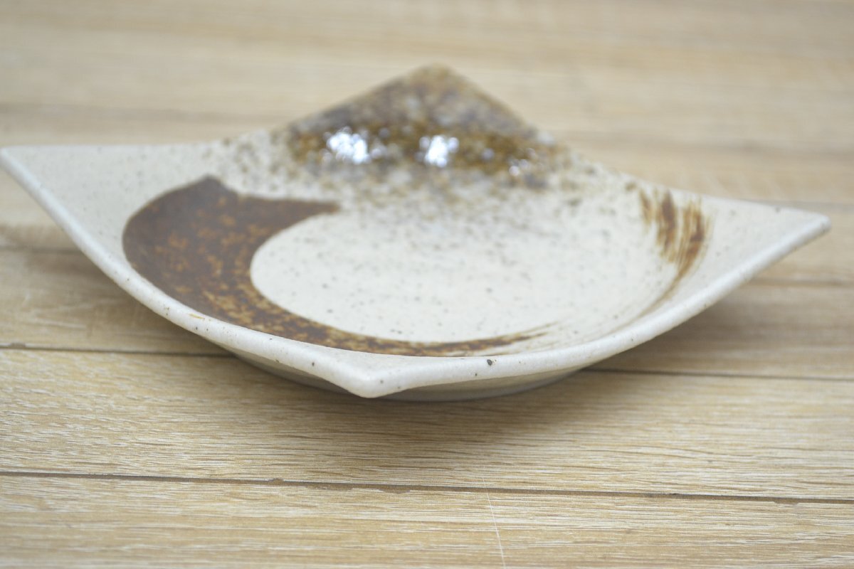 C2456■和風(fēng)正角皿　志野サビ刷毛正角皿　25客セット■業(yè)務(wù)用和食器■旅館?ホテル?割烹?和食レストラン