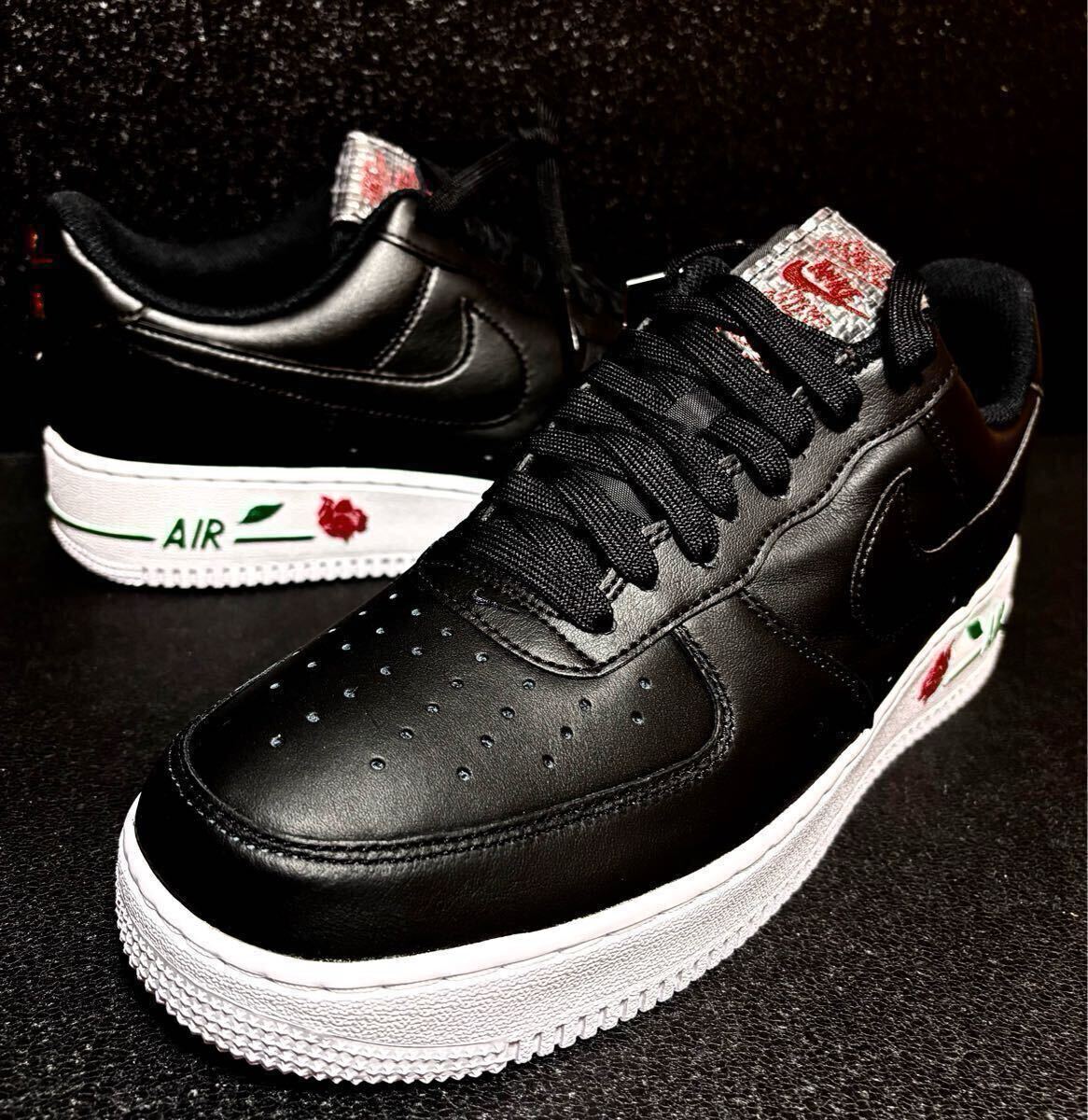 ☆送料込■新品25.5cm■ナイキ エア フォース 1 07 LX ブラック/ホワイト/ユニバーシティレッド NIKE 【定価.19800円】HAVE A NIKE DAY_画像3