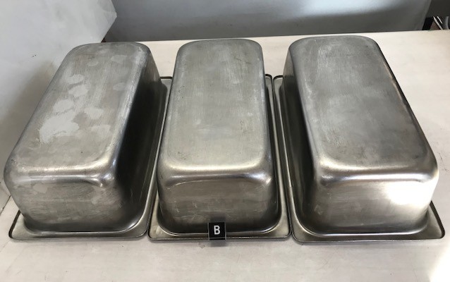 ホテルパン SUGICO SH-1604 3個セット W32.3 x D17.5 x H10cm 18-8 ステンレス ホテルパン スギコ SH-1604 中古 B 84580 ★*_画像5