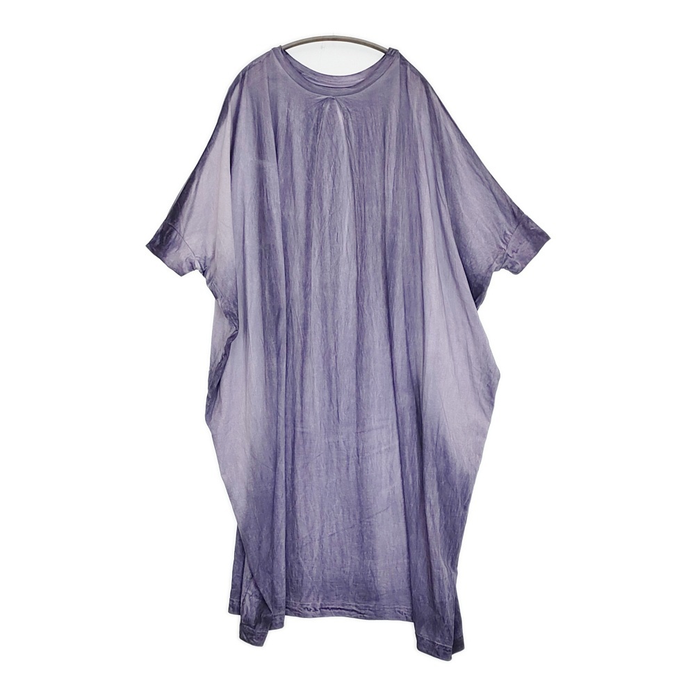 mizuiro-ind ピグメントダイワイドワンピース 定価17380円 ワンピース 24SS パープル ミズイロインド 5-0815S 268650_画像1