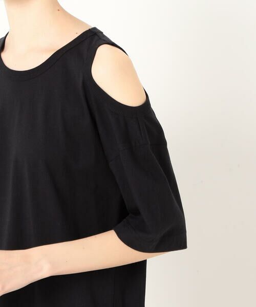 TELA 定価16,500円 22SS FABIA ショルダーオープンTシャツ S テラ_画像4