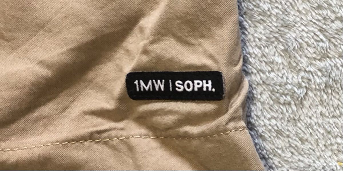 1MW by SOPH. ソフ GU ジーユー コラボ 半袖シャツ 140 ベージュオープンカラーシャツ 子供服 男女兼用 男の子 ボーイズ 女の子 ガールズ