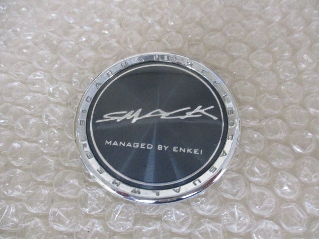 スマック SMACK エンケイ ENKEI アルミホイール用 中古センターキャップ 4個/4枚_画像2