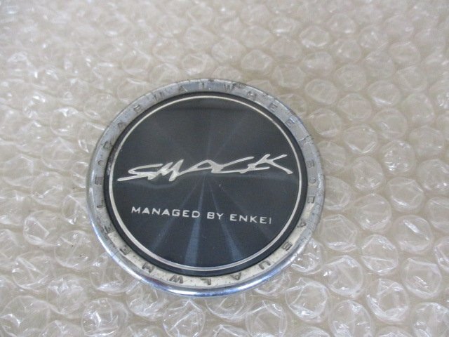 スマック SMACK エンケイ ENKEI アルミホイール用 中古センターキャップ 4個/4枚_画像4
