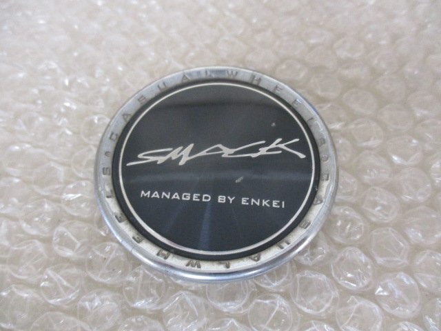スマック SMACK エンケイ ENKEI アルミホイール用 中古センターキャップ 4個/4枚_画像5
