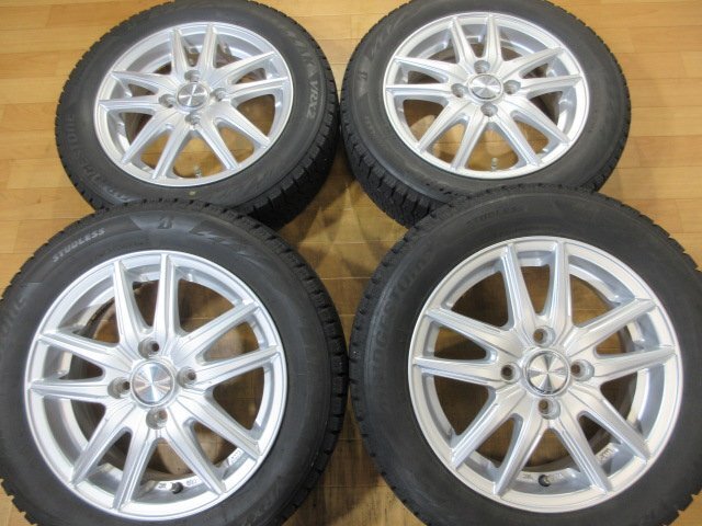 綺麗! 溝十分有り! ワゴンR ラパン トコット キャンバス N-BOX N-WGN デイズ ホイール スタッドレス 4本 14インチ 155/65R14 ブリヂストン_画像1