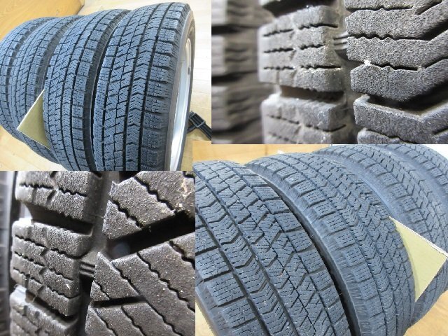 綺麗! 溝十分有り! ワゴンR ラパン トコット キャンバス N-BOX N-WGN デイズ ホイール スタッドレス 4本 14インチ 155/65R14 ブリヂストン_画像9
