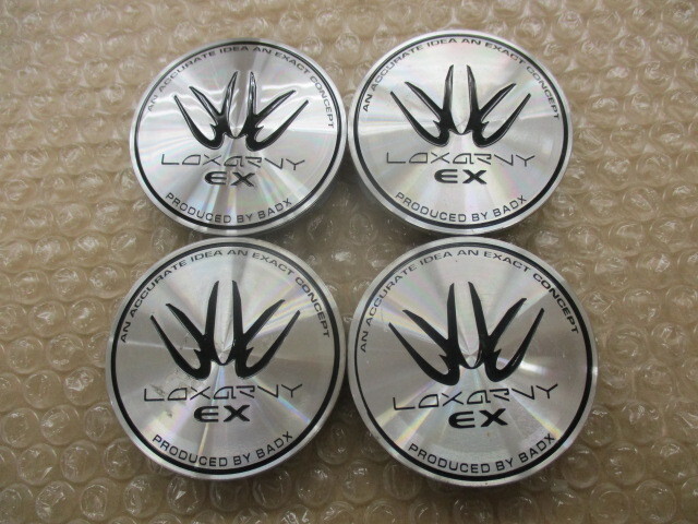 BADX バドックス LOXARNY ロクサーニ EX アルミホイール用 中古センターキャップ 4個/4枚_画像1