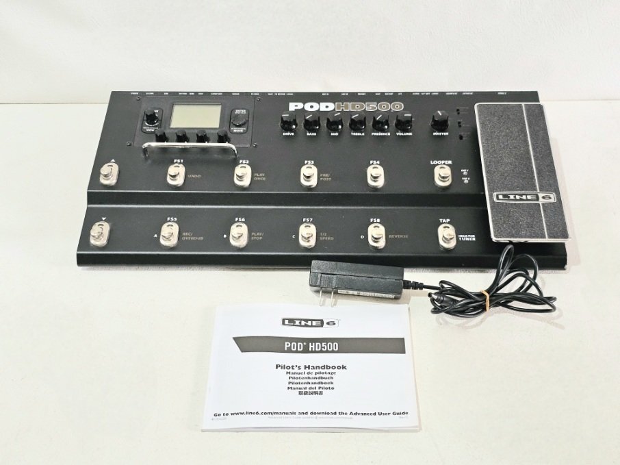 LINE6 POD HD500 アンプシミュレーター マルチエフェクター  ☆Line6 ライン6 POD HD500 アンプシミュレーター マルチエフェクター