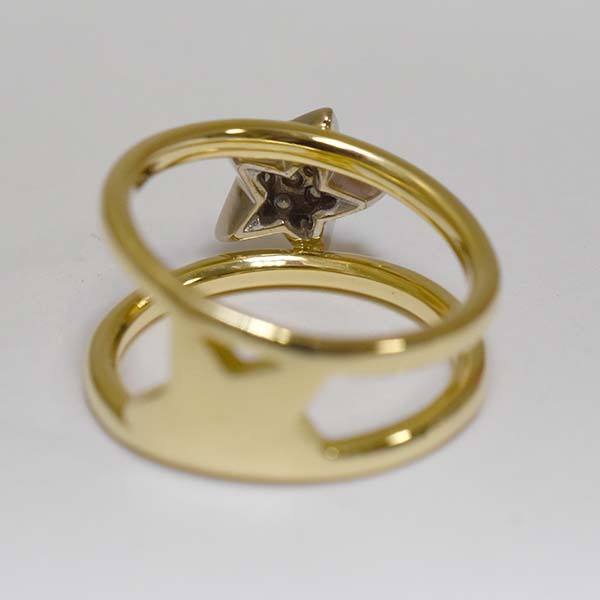 SALE》ポンテヴェキオ ダイヤモンド 0.20ct 18金イエロー