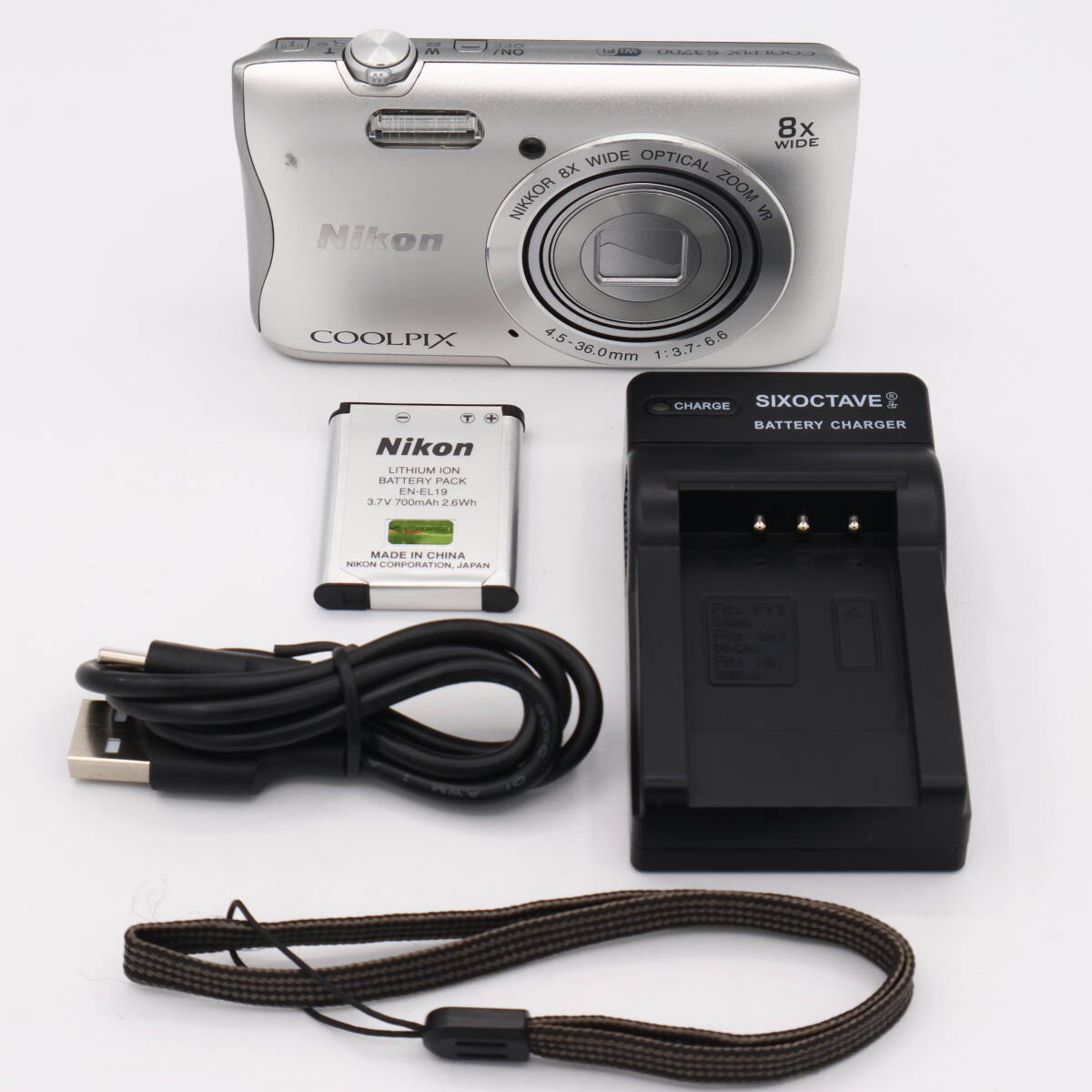 Nikon ニコン　COOLPIX S3700 シルバー8倍ズーム　ニコン Amazon | Nikon デジタルカメラ COOLPIX S3700 シルバー 光学8倍