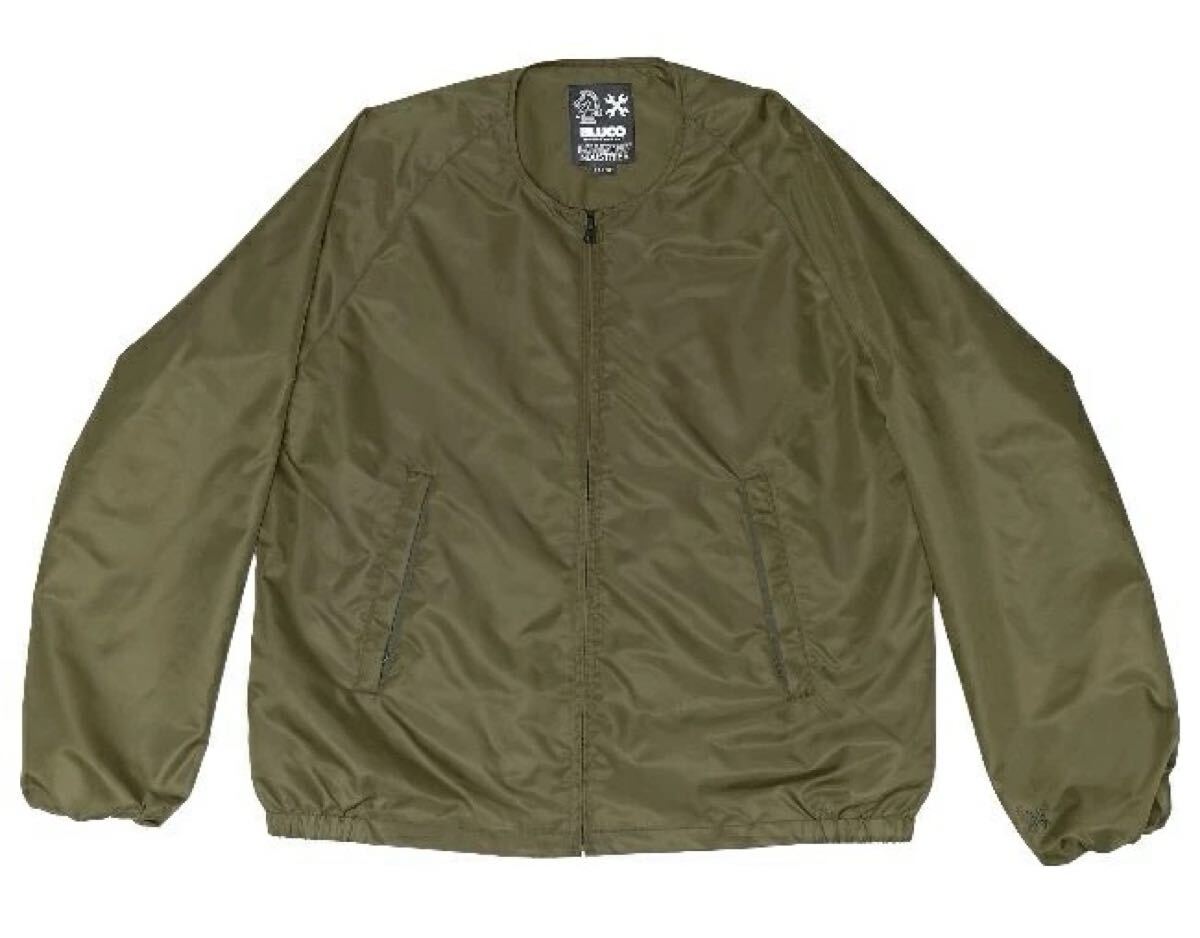 L新品 BALLISTICS × BLUCO オクタ フリース ジャケット ブルゾン クルーネック インナー ブルコ バリスティクス メンズ オリーブ カーキ_画像2