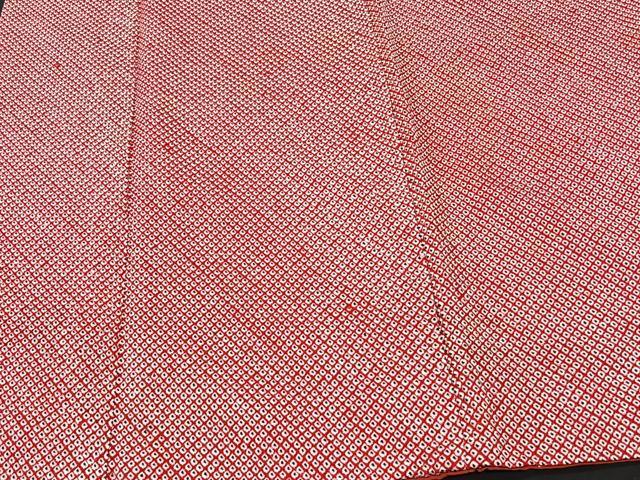 平和屋着物■大変加工の良い総絞り小紋 正絹 逸品 CAAU3713xiの画像4