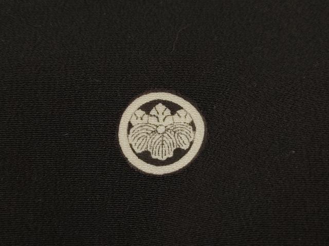 平和屋着物■豪華黒留袖　駒刺繍　草花文　金銀糸　正絹　逸品　AAAY4011ru_画像7