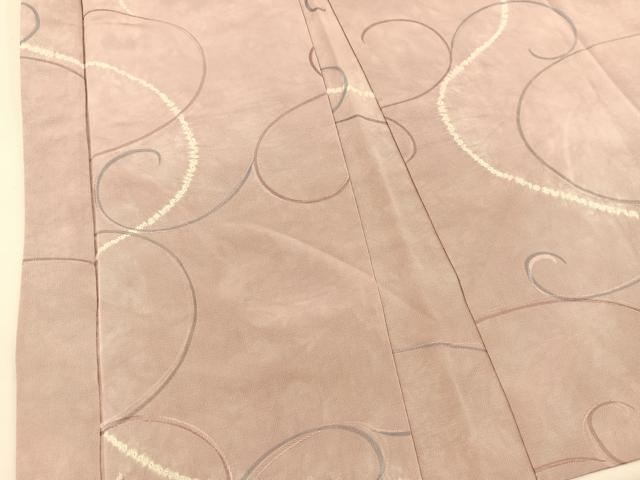 平和屋着物＃羽織　地紋起こし　絞り　唐草文　正絹　逸品　BAAT9271gt_画像5