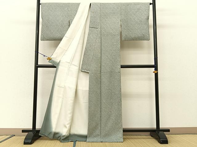 平和屋着物■大変加工の良い総絞り小紋 正絹 逸品 BAAU3502hjの画像3