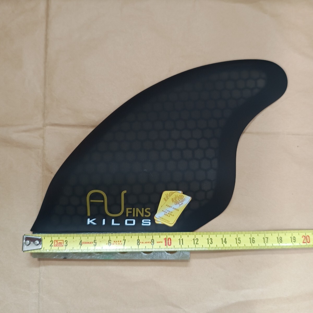 AU fin fins フィン KILOS ツインスタビ ハニカムコア ツインスタビ AUfin AUフィン ツインフィン トレイラーフィン