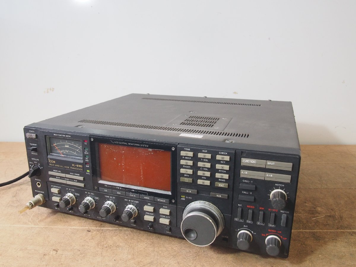 ☆【2F0820-8】 ICOM アイコム マルチバンドオールモードトランシーバー IC-970 100V 無線機器 ジャンク