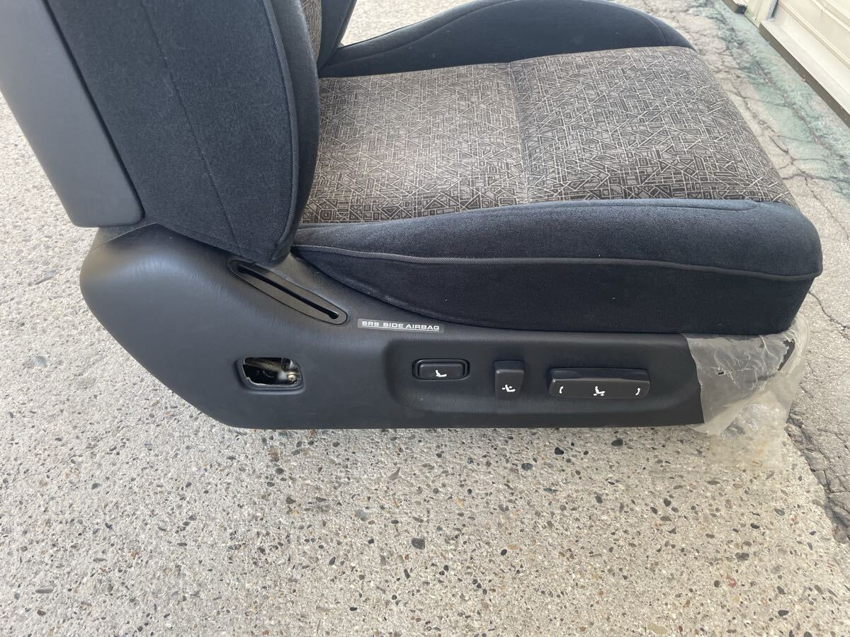 トヨタ純正 JZS161 アリスト 後期 フロント パワーシート 電動 右 右側 運転席側 モケット JZS160_画像6