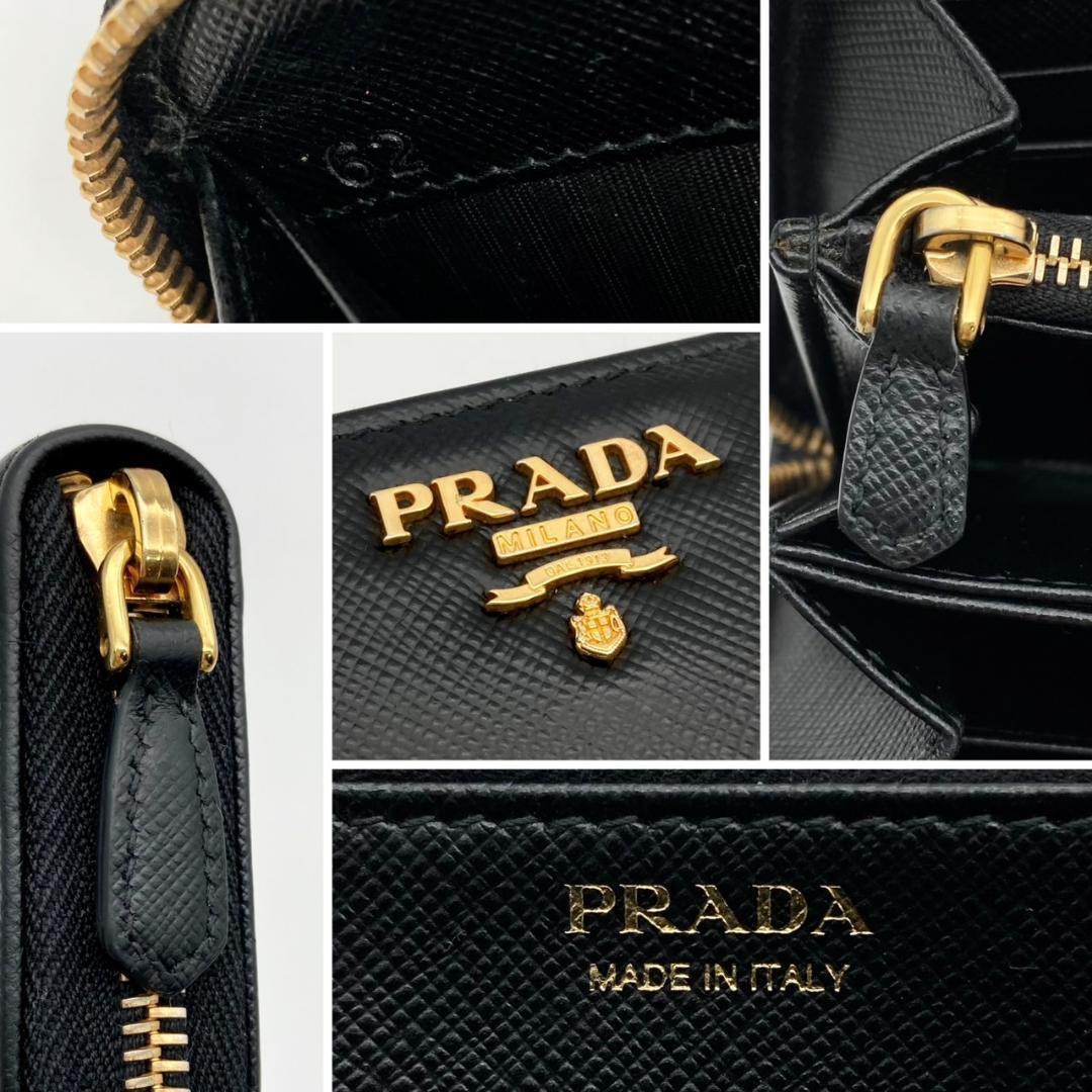 プラダ サフィアーノ ラウンドジップ ラウンドファスナー 長財布