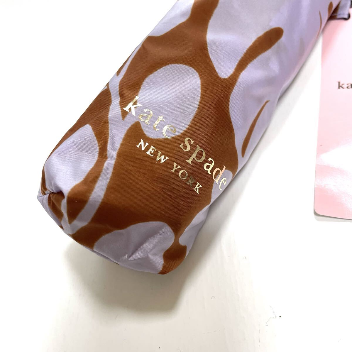 E 新品 ケイトスペード 傘 雨傘 折りたたみ傘 軽量_画像6