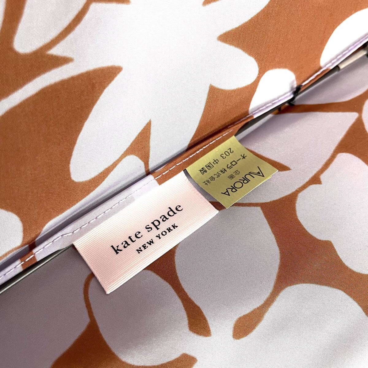 E 新品 ケイトスペード 傘 雨傘 折りたたみ傘 軽量_画像7
