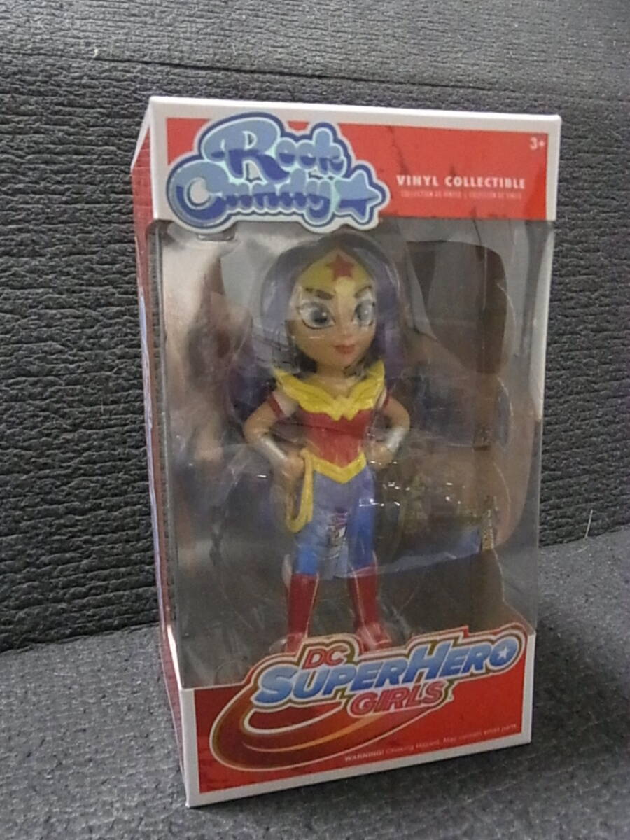 未開封品 ファンコ ロックキャンディー ワンダーウーマン FUNKO ALIEN DCコミック バットマン　フィギュア ※ パッケージダメージあり_画像2