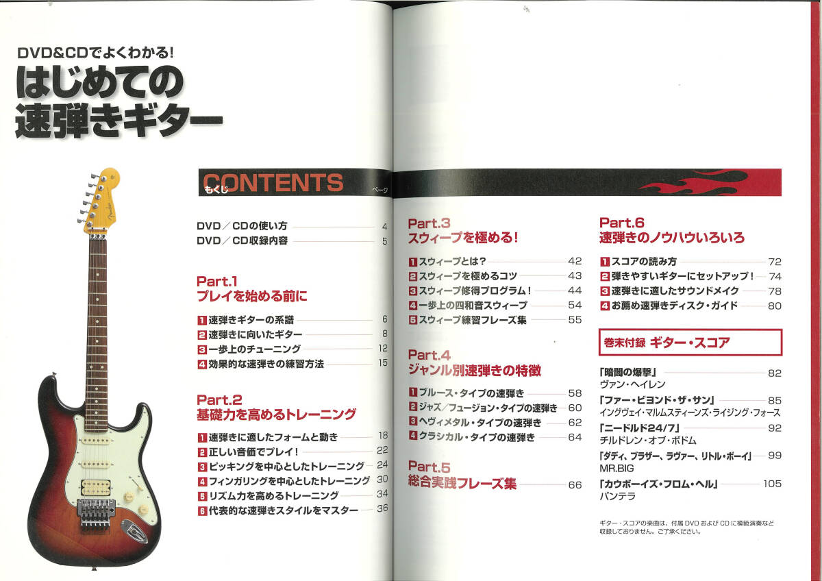 【送料無料!】ギター教則本「DVD&CDでよくわかる!はじめての速弾きギター」梶原 稔広(著)_画像2