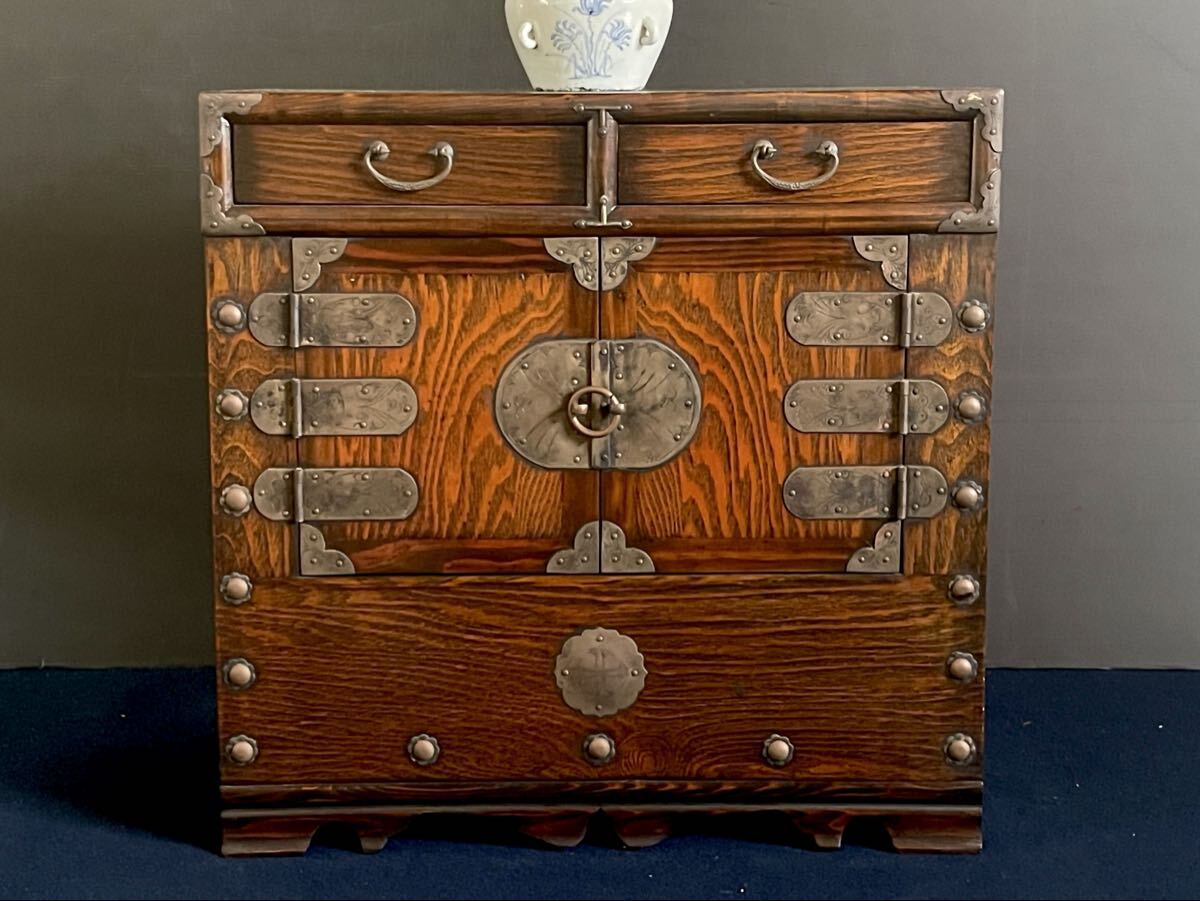 [.] Joseon Dynasty Joseon Dynasty мебель van dajimoli Jean латунь металлические принадлежности Корея ( Joseon Dynasty F①)