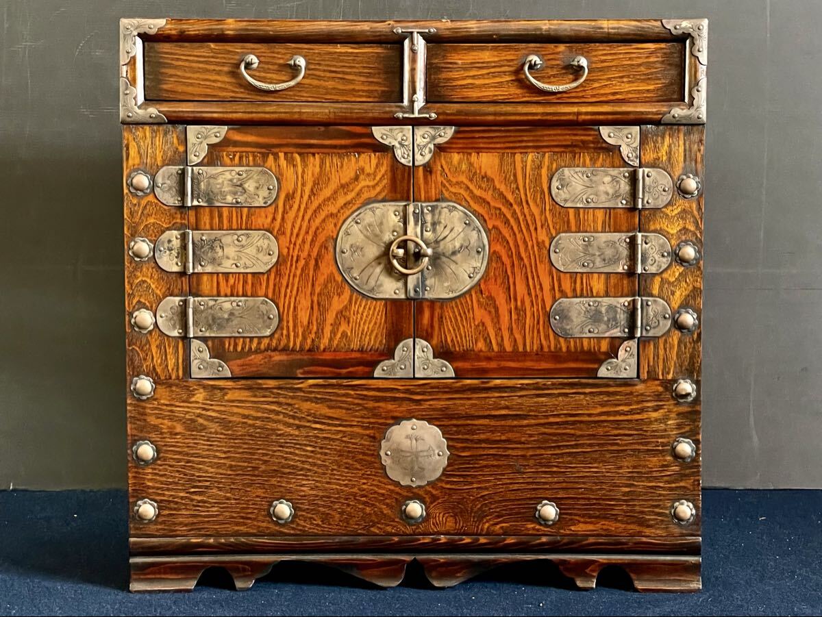 [.] Joseon Dynasty Joseon Dynasty мебель van dajimoli Jean латунь металлические принадлежности Корея ( Joseon Dynasty F①)