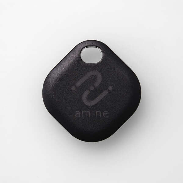 IP65設計スマートトラッカー [amine] タグ型/電池交換タイプ 4個入 AndroidのFind Hubアプリから荷物のありかを探せる: LGT-BETG1BKG4_画像2