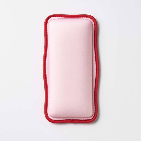 リストレスト [UKIU] ショートタイプ 波のようなウェーブライン 2色のコントラストが美しいバイカラーデザイン: MOH-UKS01PN