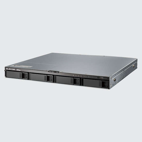4ベイ1Uラックマウント型NAS 16TB(4TBx4臺) Windows Server IoT 2022 for Storage Standard Edition搭載: NSB-74R16TS22