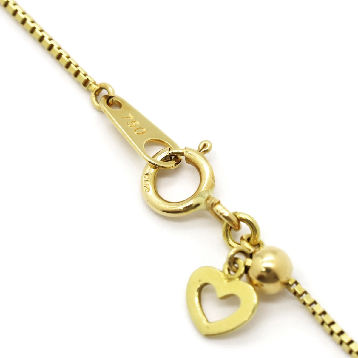  колье жемчуг diamond колье K18YG Gold жемчуг swing 3 полосный бриллиант желтое золото Heart б/у 