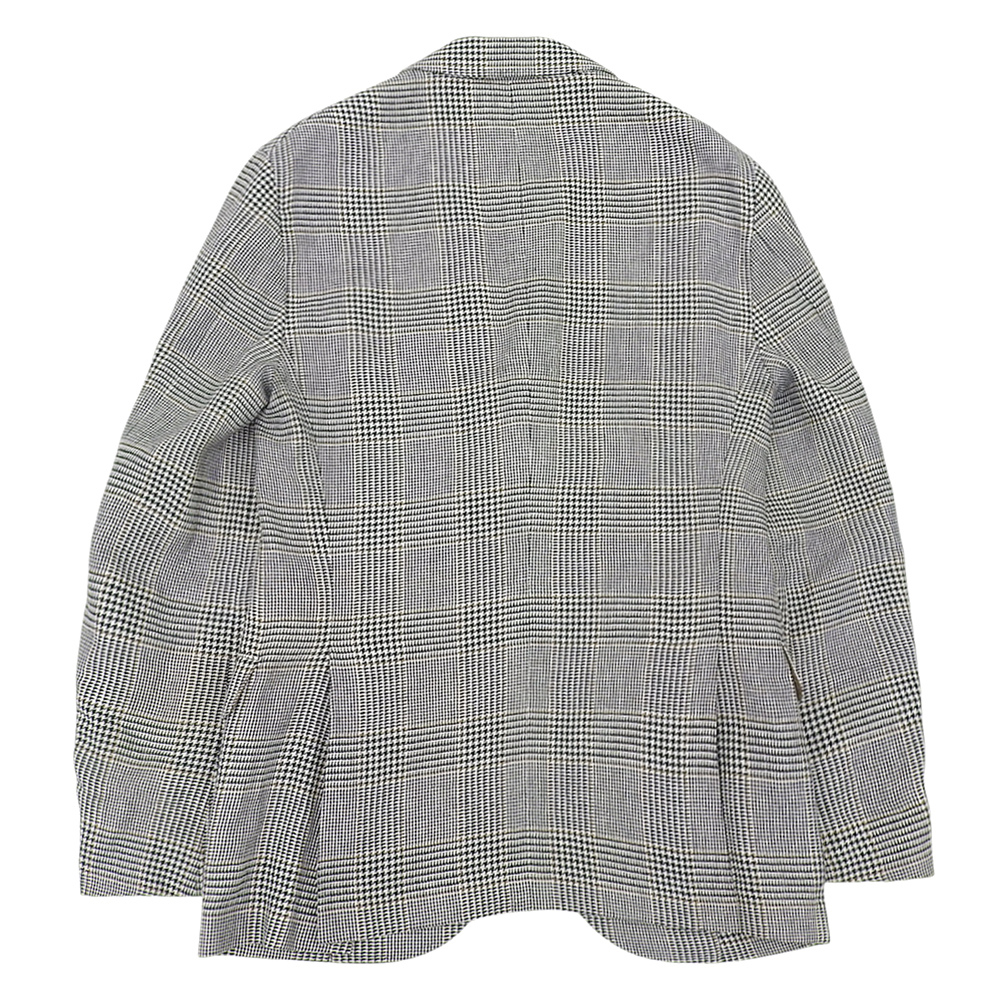 超美品 ブルネロクチネリ 19ss 2019年商品 リネン × ウール × シルク 三者混 2つボタン テーラードジャケット 背抜き 春夏_画像2