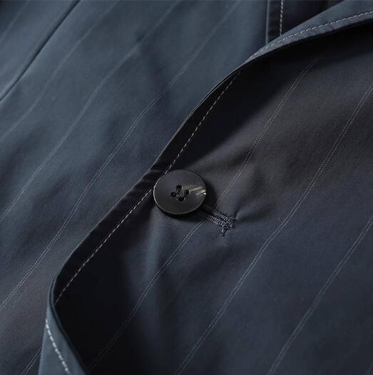 大人気3XL グレー 新品 ブレザー ストライプ ストレッチ 薄手 テーラードジャケット メンズ 防シワ 細身 春夏 軽量 ビジネス ジャケット_画像8