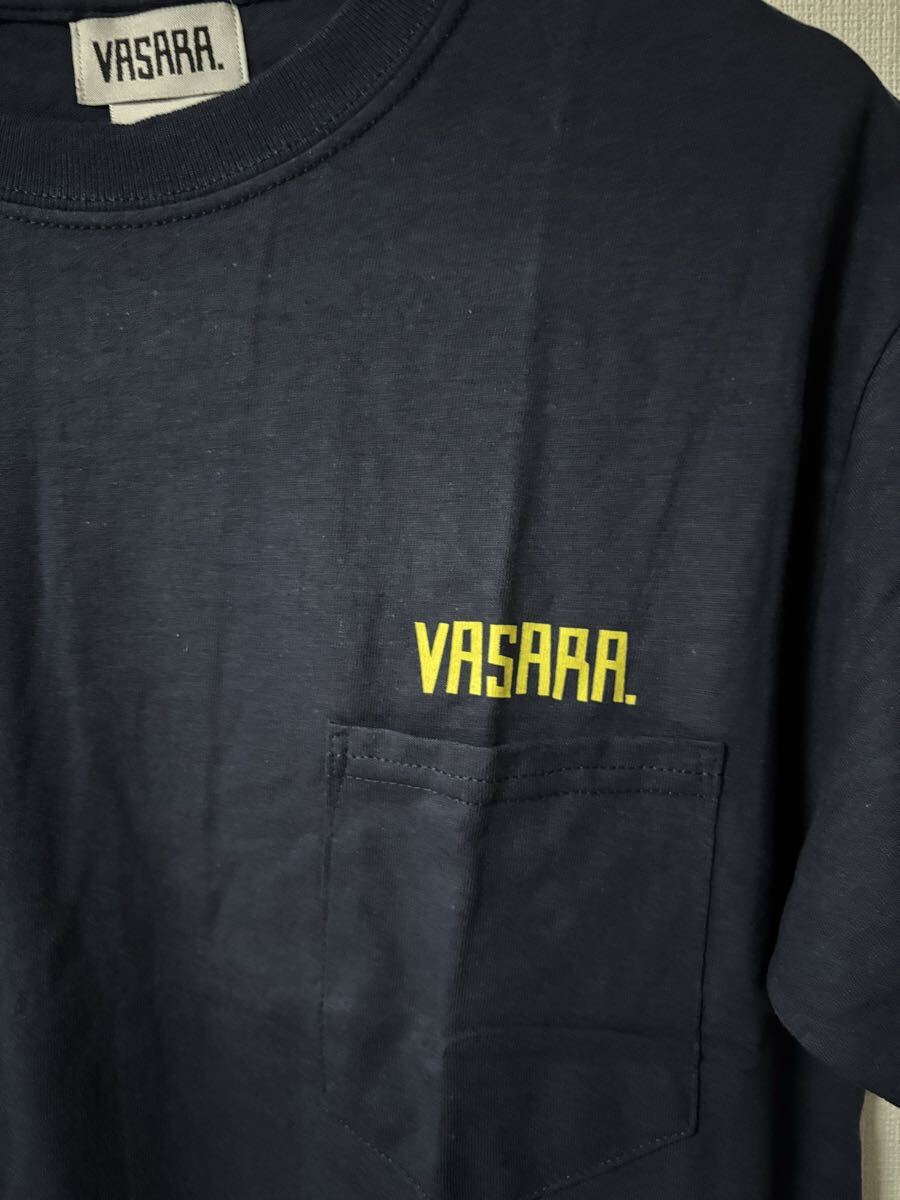 【新品】VASARA メンズ　半袖Tシャツ　 ブラック　Mサイズ_画像3