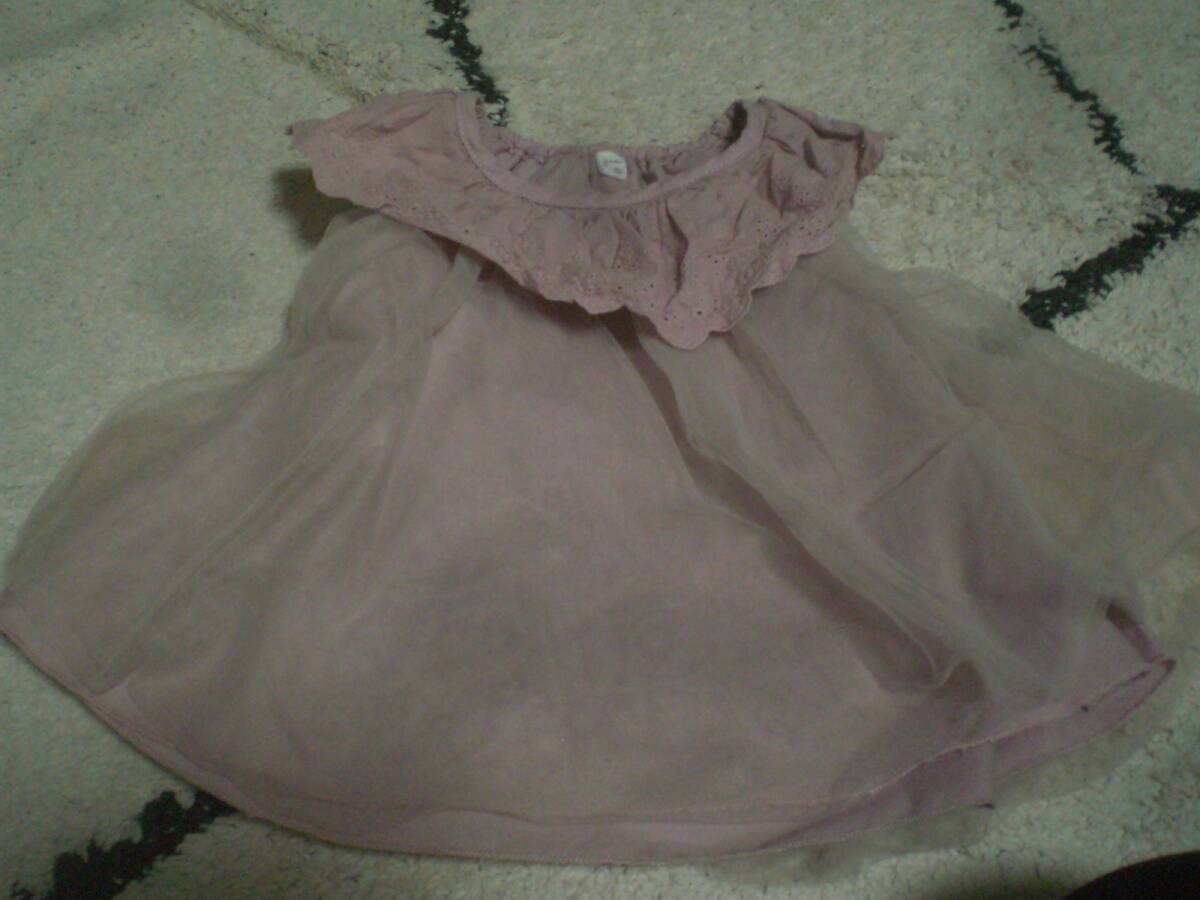 80ピンクノースリーブJUO_画像1