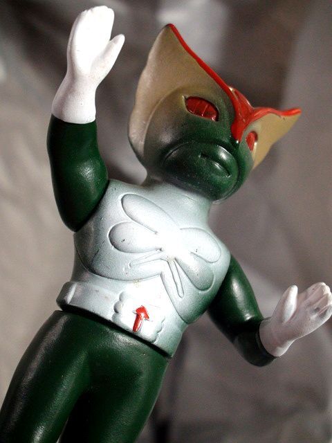 超人バロム1 ⑥ 無版権 パチ怪獣 当時物 バロムワン ソフビ人形