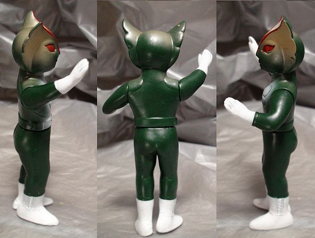 超人バロム1 ⑥ 無版権 パチ怪獣 当時物 バロムワン ソフビ人形