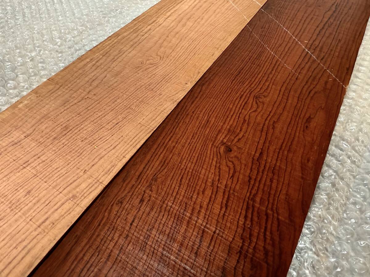 貴重☆柾目 ホンジュラス ローズウッド(ニューハカランダ)サイド・バック材 Dサイズ アコースティックギター　横板裏板　A_画像9